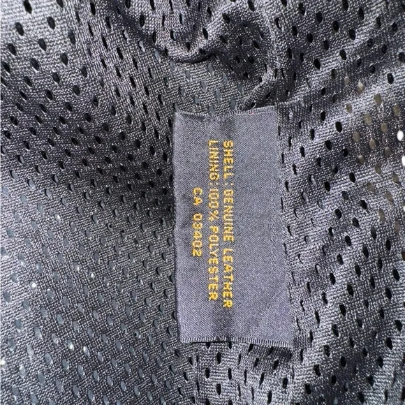 Harley Davidson Women's Cream White & Black Leather Jacket 97002-14W Size Large - Picture 11 of 13